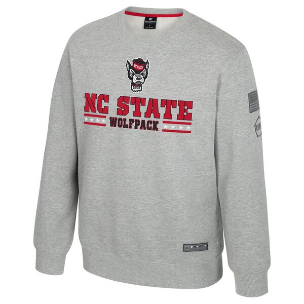 Grey/Camo Crew Sweat - NC State OHT
